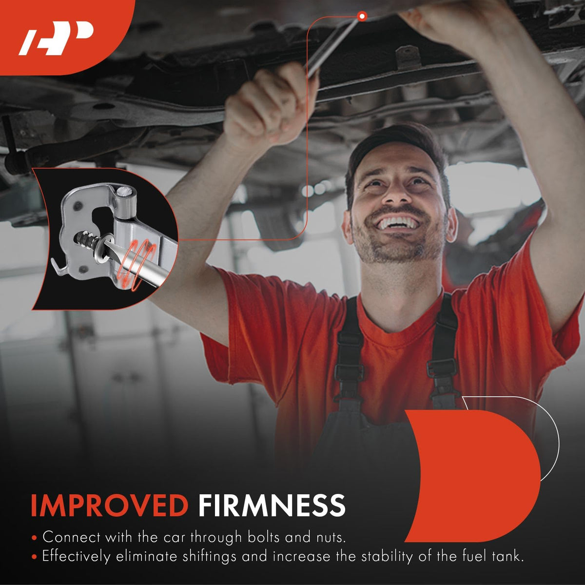 A-Premium close detail of bolt holes demonstrating OEM alignment and fit