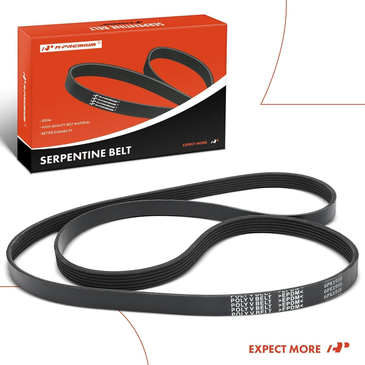 A-Premium packaging with warranty card emphasizing one-year unlimited-mileage coverage