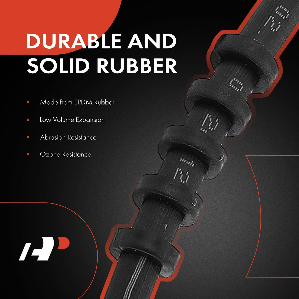 A-Premium EPDM rubber surface close-up demonstrating durability