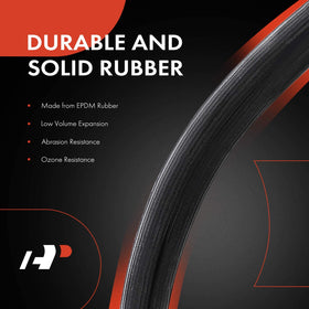 A-Premium EPDM rubber hose texture close-up showing durable fluid resistance