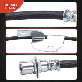 A-Premium brake hose installed on Ford F-150 front demonstrating correct routing