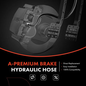 A-Premium hose stainless fitting close-up highlighting corrosion resistance