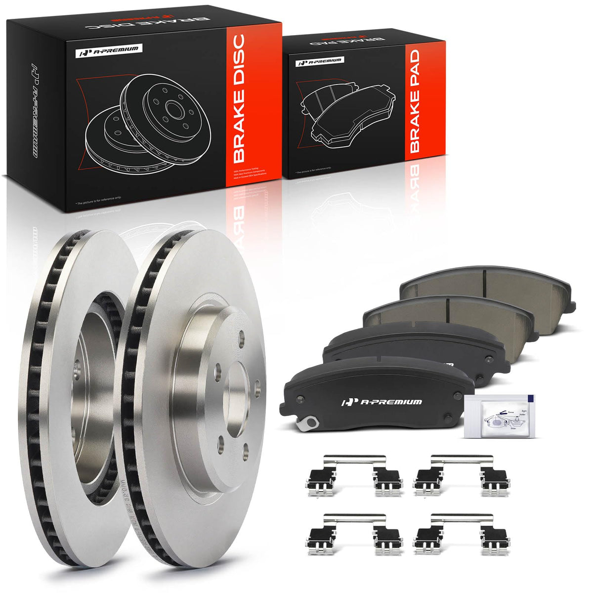A-Premium kit labeled with cross-reference numbers for fast part identification benefit