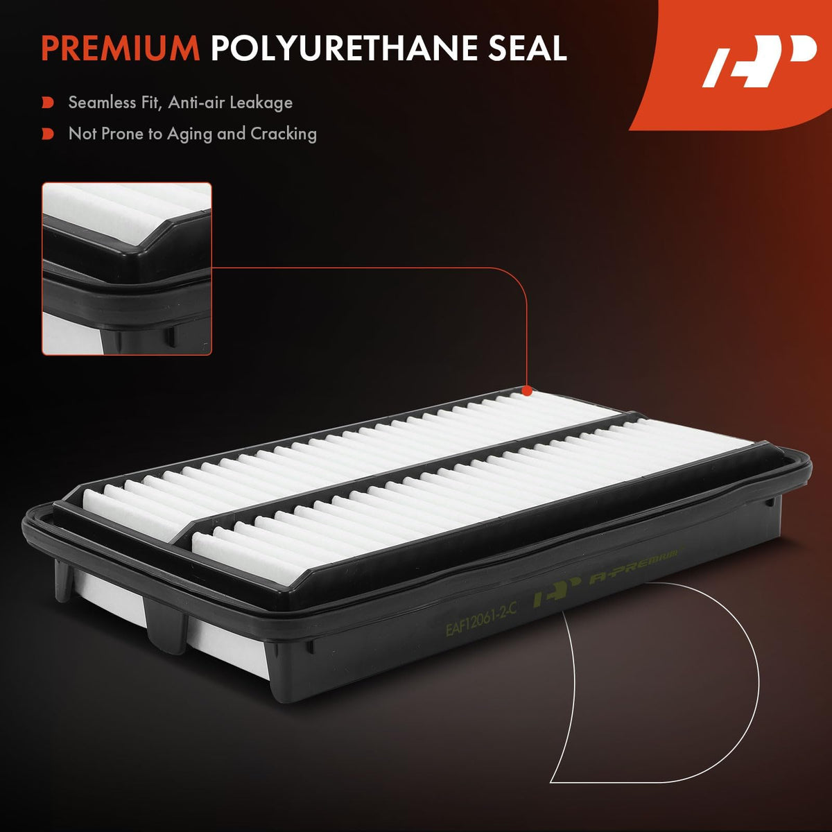 A-Premium cabin filter being inserted into housing for fast, tool-free replacement