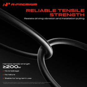 A-Premium cable insulation detail demonstrating durable wiring protection