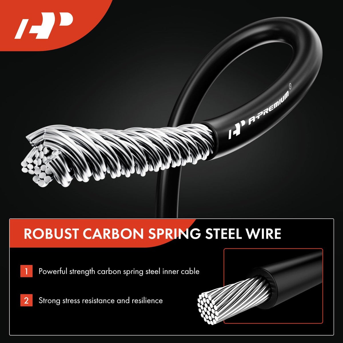 A-Premium left and right cable lengths comparison for correct fit benefit