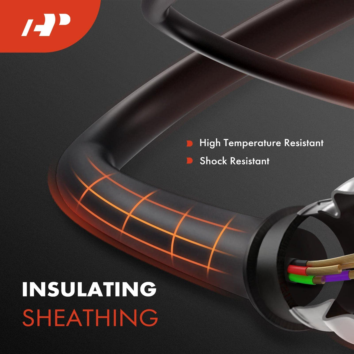 A-Premium cable length shown to confirm proper reach and routing