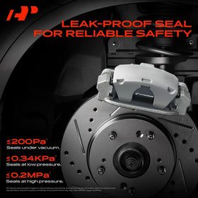 A-Premium caliper antirust coating texture, protects against corrosion and wear