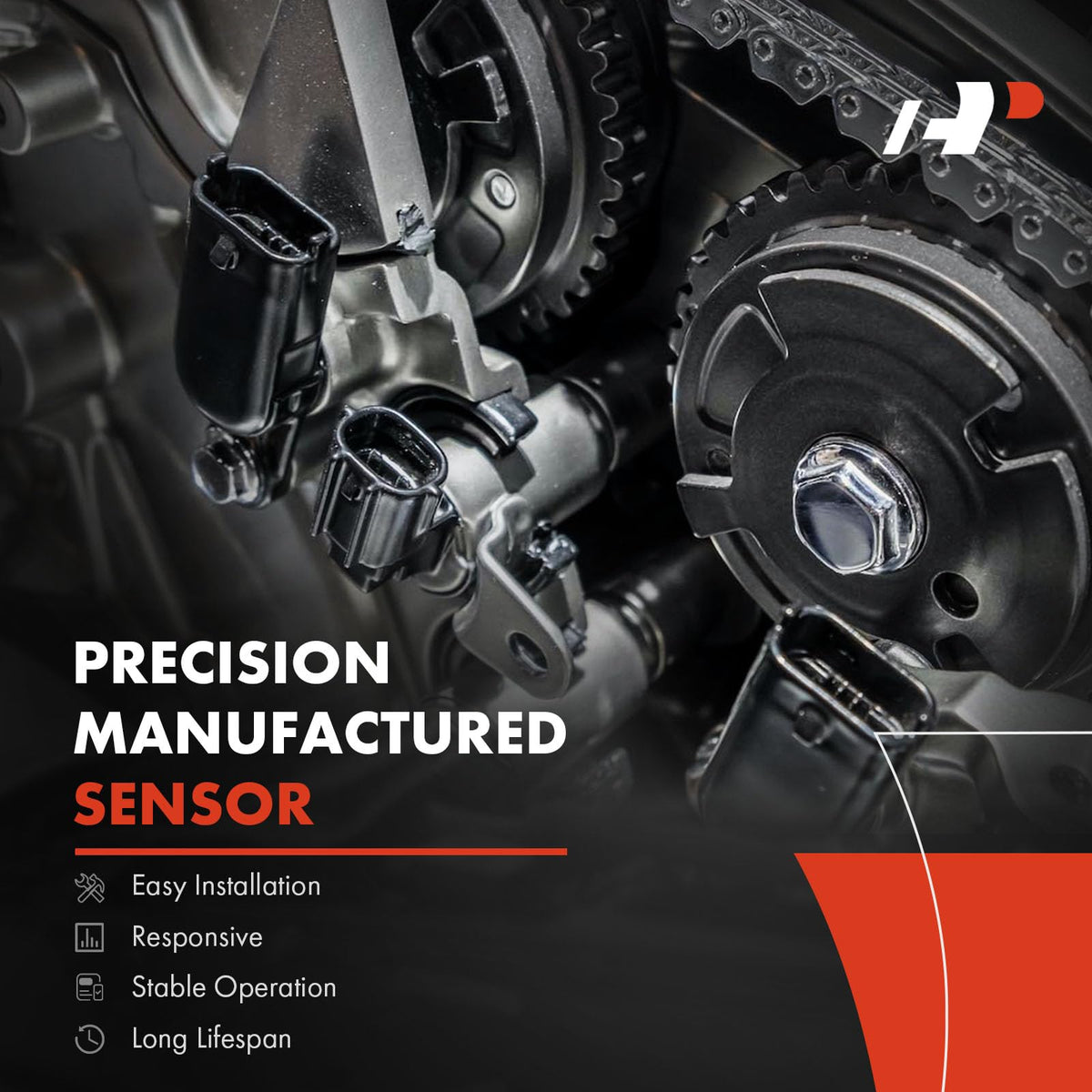 A-Premium camshaft sensor boxed package protecting parts and simplifying storage