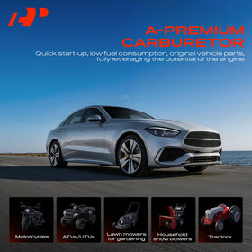 A-Premium packaged unit with warranty card showing one-year unlimited-mileage guarantee