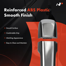 A-Premium chrome and black finish side view for seamless aesthetic match