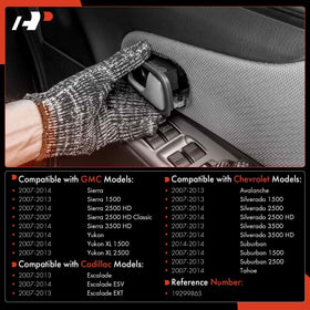 A-Premium chrome rear handle front view offering factory fit and consistent finish