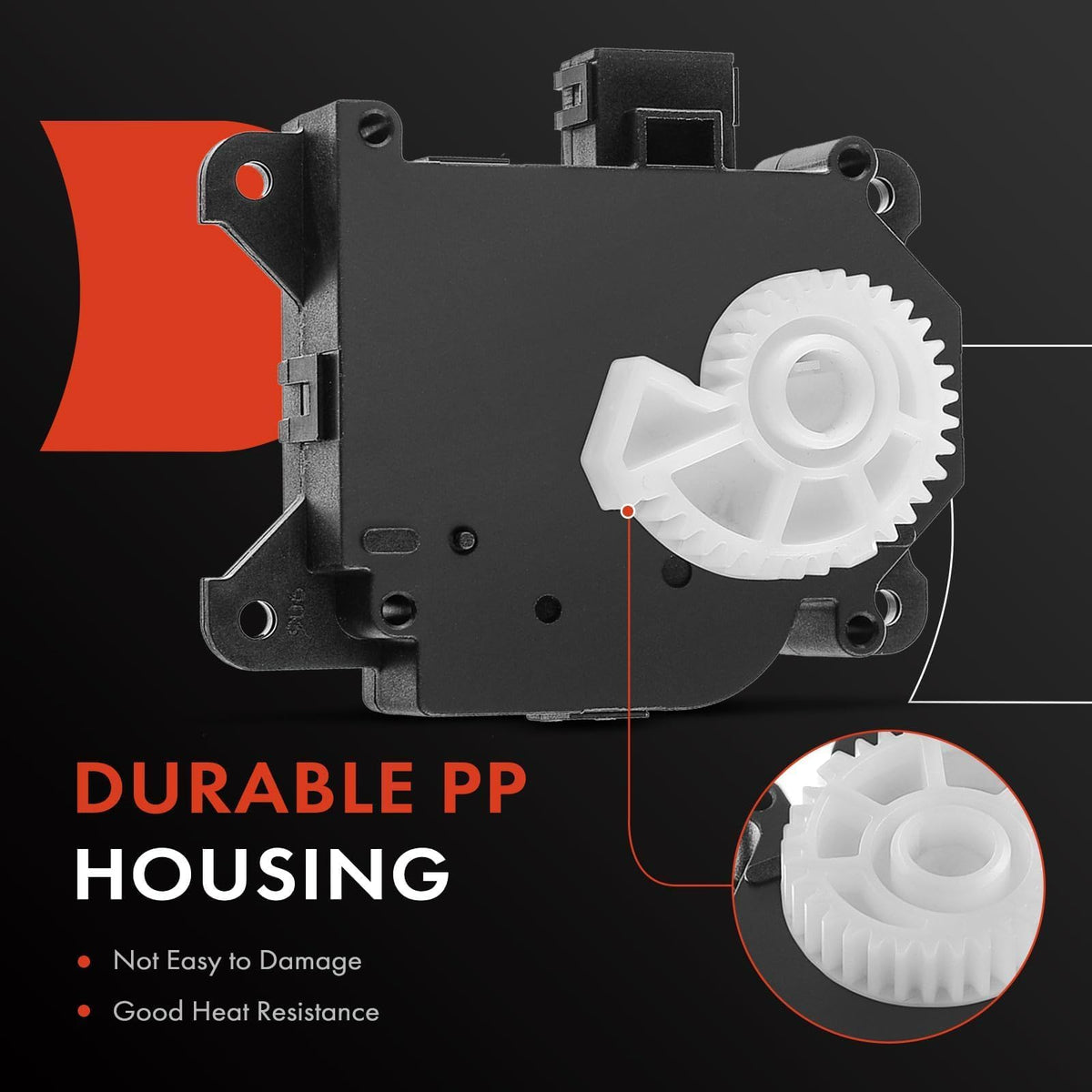 A-Premium close-up of gear teeth demonstrating durable construction for reliable motion