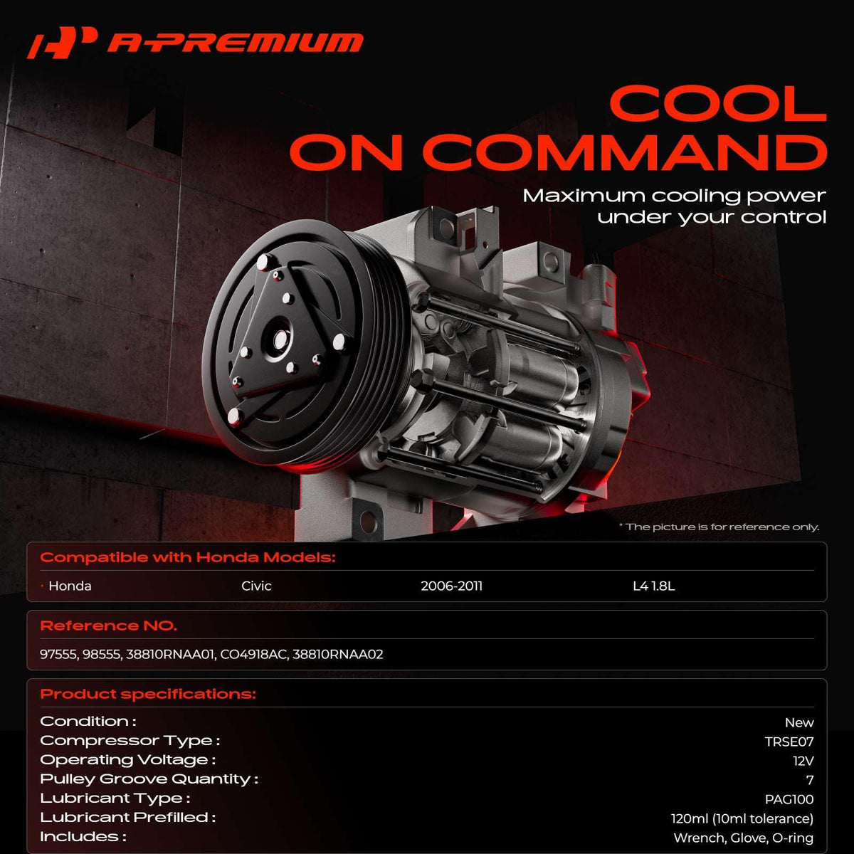 A-Premium clutch and pulley closeup highlighting reliable engagement