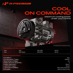 A-Premium clutch and six-groove pulley detail demonstrating reliable belt engagement