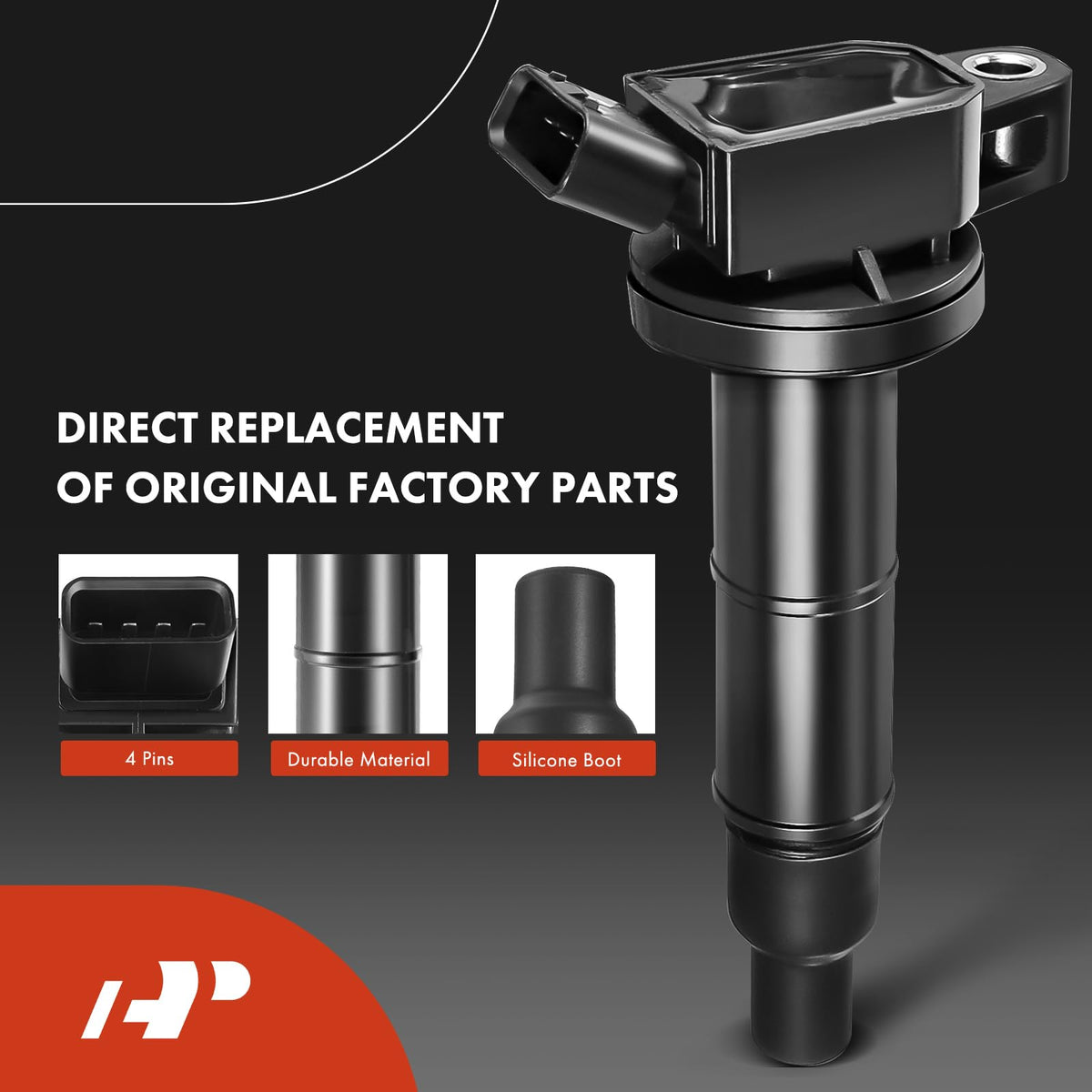 A-Premium coils and plugs laid out to show complete kit contents for easy part confirmation