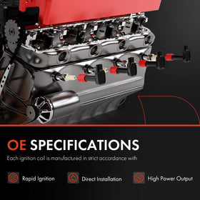 A-Premium coil close-up of ceramic boot and terminal for improved spark seal