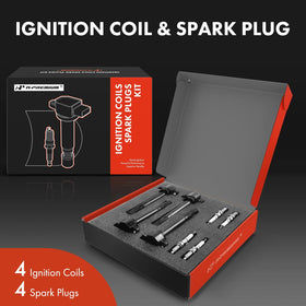 A-Premium ignition coil close-up highlighting blade terminals and robust housing benefit