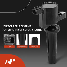 A-Premium coil installed on valve cover demonstrating direct fitment and easy swap benefit