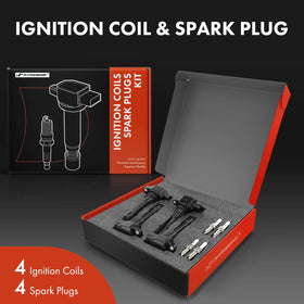 A-Premium ignition coil close-up highlighting durable connector and easy installation