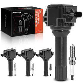 A-Premium ignition coil front view showing fit and durable construction benefit