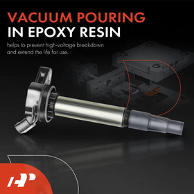 A-Premium detailed view of coil pin insulation showing durable sealing benefit