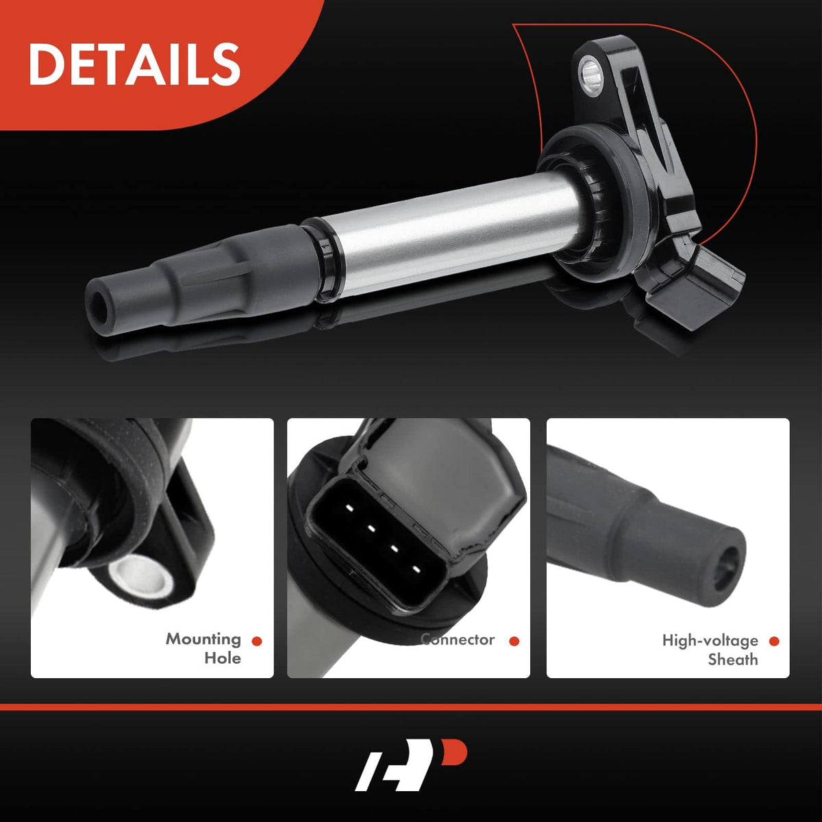 A-Premium new coil beside worn coil showing upgraded performance benefit