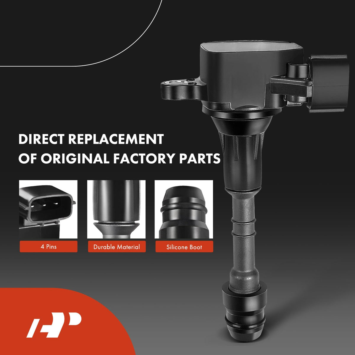 A-Premium coils and plugs laid out for easy inventory and installation