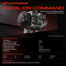 A-Premium compressor clutch assembled for easier swap and reliable engagement
