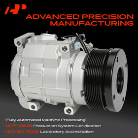 A-Premium compressor clutch assembly visible and ready for direct replacement