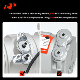 A-Premium compressor clutch close-up highlighting included clutch for easier swap