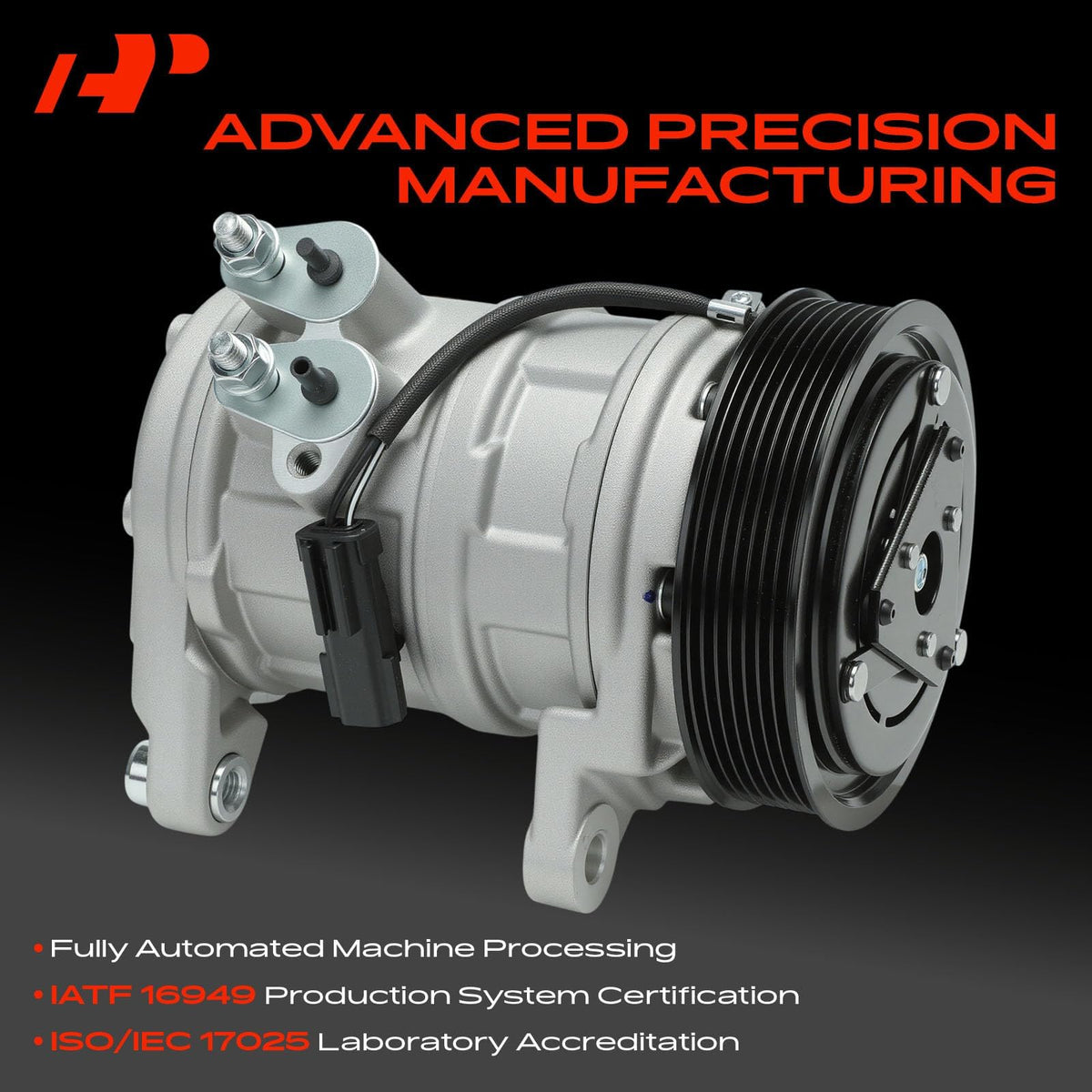 A-Premium clutch detail illustrating ready-to-install clutch and engagement benefit