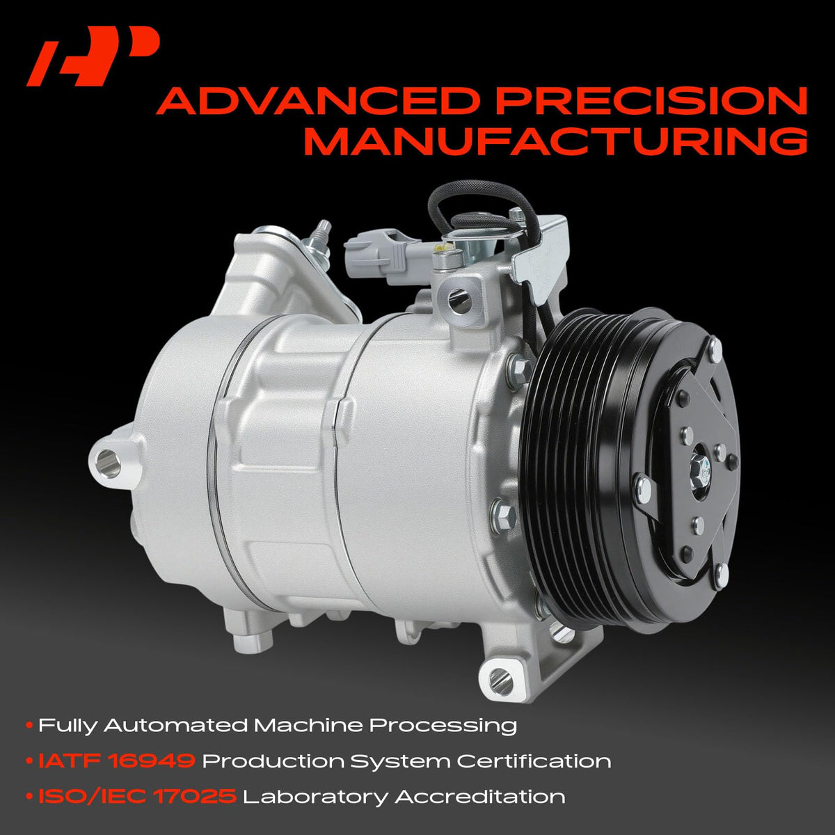 A-Premium compressor clutch detail highlighting included assembly for faster install