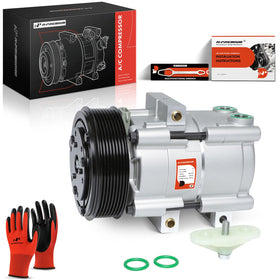 A-Premium compressor front view showing mounting points and ready-to-install benefit