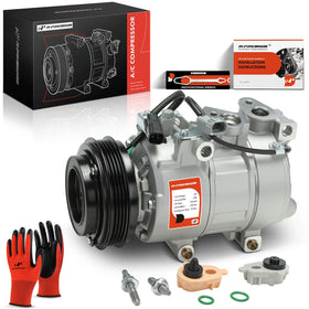 A-Premium compressor front view showing clutch and pulley, ensuring easy replacement