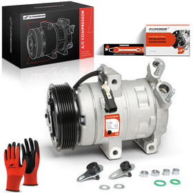 A-Premium compressor front view showing precise fit and reliable replacement benefit