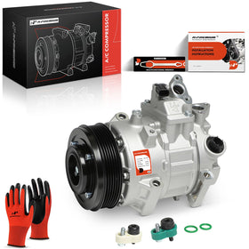 A-Premium compressor front view showing mounting points for easier installation