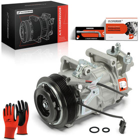 A-Premium compressor front view showing direct-fit design and easy replacement benefit