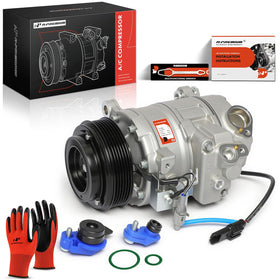 A-Premium compressor front view showing complete assembly and ready-to-install benefit