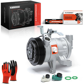 A-Premium compressor front view showing fitment and robust construction for reliable cooling