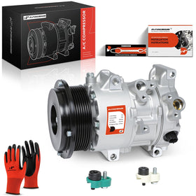 A-Premium front view of compressor showing complete assembly and fit benefits