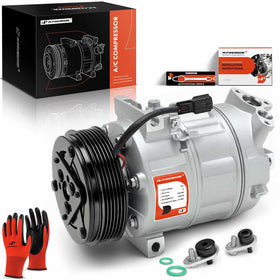 A-Premium compressor front view showing mounting points and fitment benefit