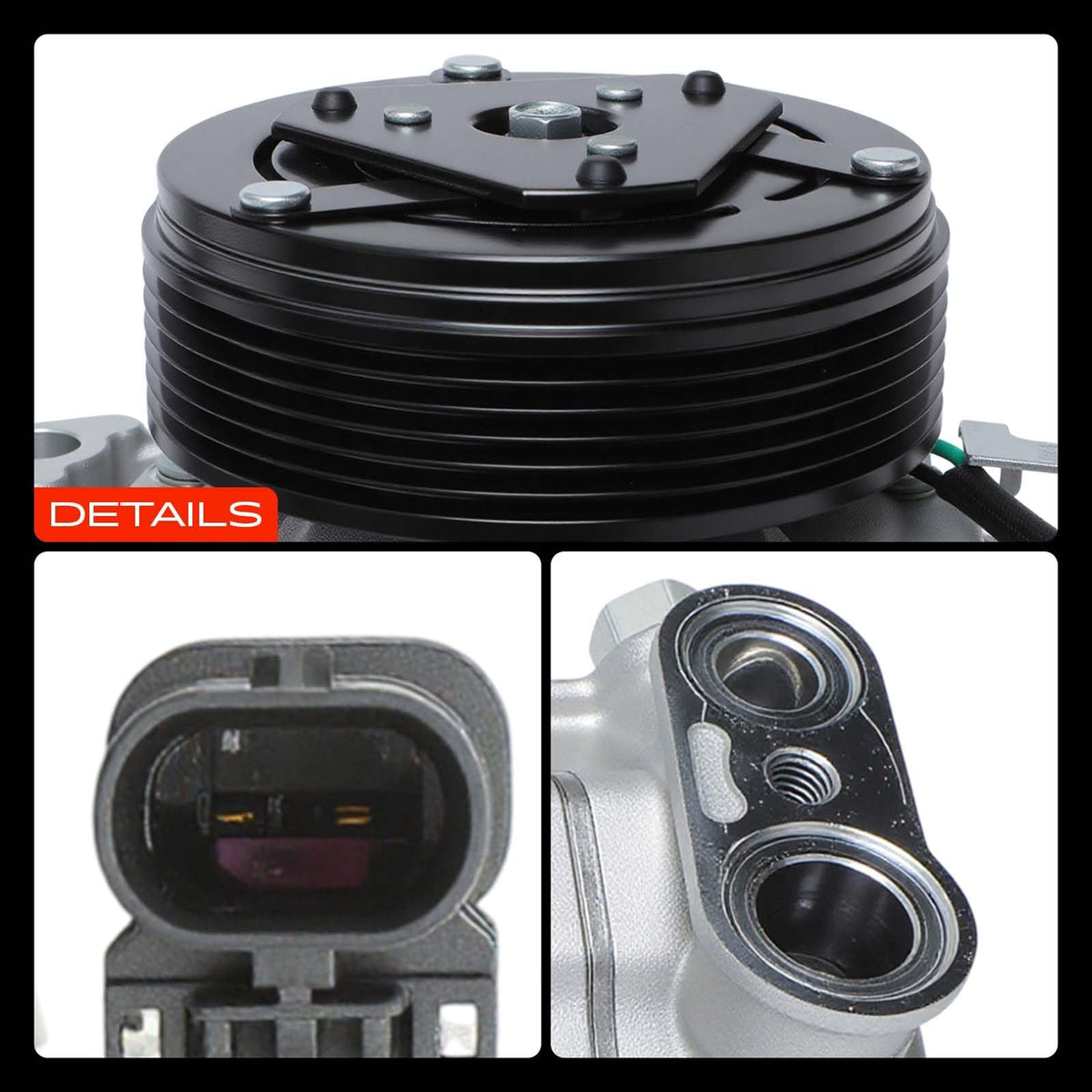 A-Premium compressor label and part numbers to confirm OEM cross-reference