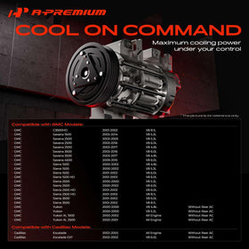 A-Premium compressor mounting holes view showing two-hole pattern to confirm fit