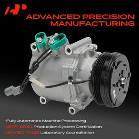 A-Premium compressor mounting points display ease of swap and accurate fit