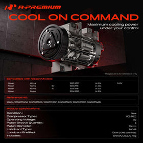 A-Premium pulley close-up highlighting six-groove pulley for belt compatibility