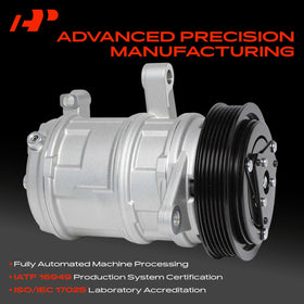 A-Premium compressor pulley detail highlighting six-groove alignment benefit