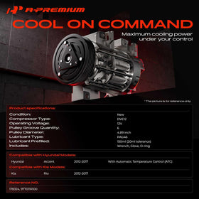 A-Premium side label detail with part numbers for quick verification and correct selection