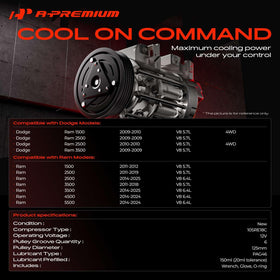 A-Premium side view highlighting the included clutch assembly for simplified installation and fewer parts