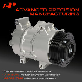 A-Premium compressor side view showing mounting ports for accurate installation